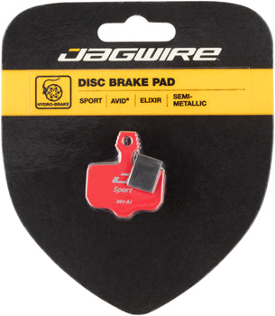 JAGWIRE MOUNTAIN SPORT SEMI-METALLIC DISC BRAKE PADS FOR AVID ELIXIR R, CR1, 3, 5, 7, 9, X0, XX