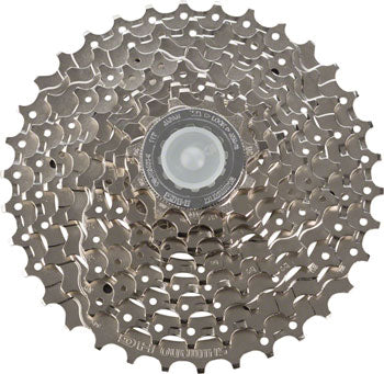 Shimano Alivio CS-HG400 Cassette - 9 Speed, 11-28t, Silver, Nickel Plated