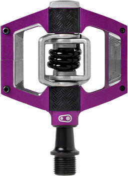 Crankbrothers Mallet Trail Pedals - Dual Sided Clipless with Platform, Aluminum, 9/16", Purple