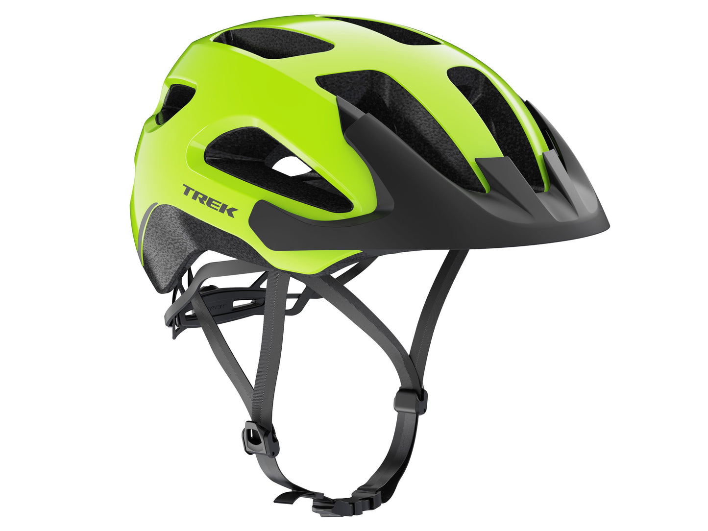 Trek Solstice Helmet Radioactive Yellow M/L