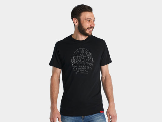 TREK LAKE DREAMS T-SHIRT BLACK M